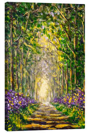 Canvas print Sunny Footpath