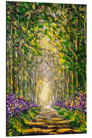 Magnettafel Sonniger Waldweg