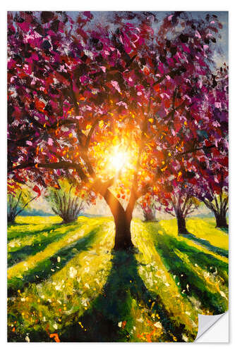 Wall sticker Tree of Light II