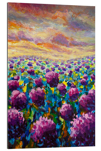 Quadro em plexi-alumínio Purple Dream