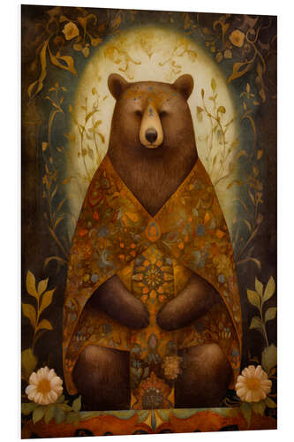 PVC print Holy Forest Bear