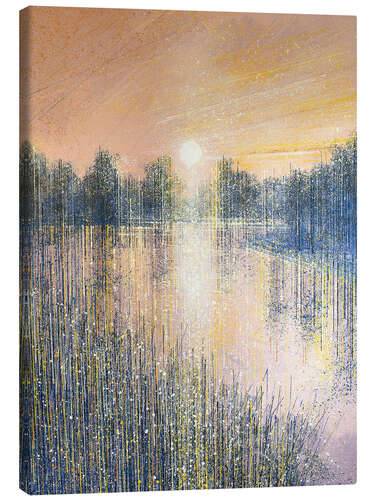 Canvas print Sunset on the River