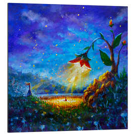 Magnettafel Blumenlicht