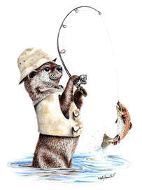 Magnettafel Naturtalent Angler