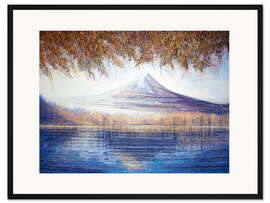 Gerahmter Kunstdruck Herbst in Japan