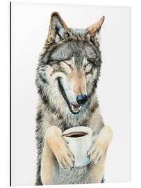 Magnettafel Coffee In The Moonlight