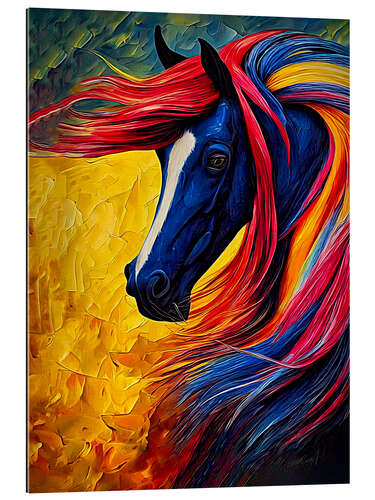 Gallery print Colourful Horse