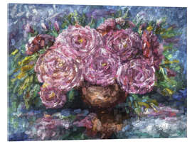 Acrylic print Pink Roses, Just for You