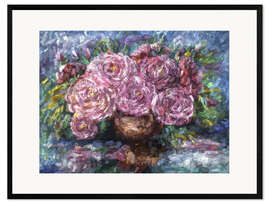 Innrammet kunsttrykk Pink Roses, Just for You