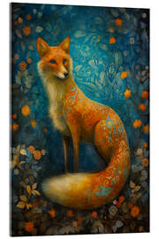 Tableau en verre acrylique Holy Forest Fox - Dutch Lady