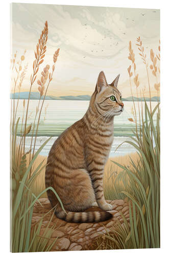 Acrylic print Tabby Cat II