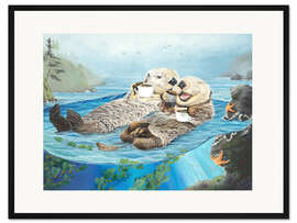 Gerahmter Kunstdruck We Have Each Otter