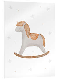 Stampa su plexi-alluminio Cavallo a dondolo