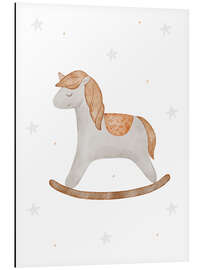 Magnettafel Schaukelpferd