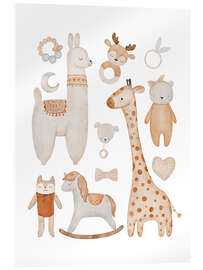 Acrylic print Baby Toys