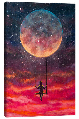 Canvas print Moon Swing