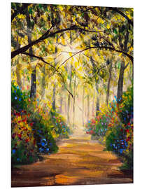 Foam board print Arched Pathway