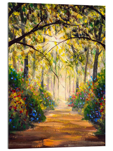 Tableau en plexi-alu Arched Pathway