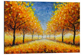 Magnettafel Goldener Weg