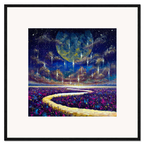 Ingelijste kunstdruk Starlit