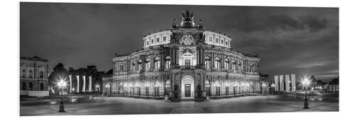 Foam board print Semperoper Dresden I