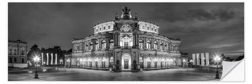 Selvklebende plakat Semperoper Dresden I