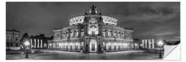 Selvklebende plakat Semperoper Dresden I