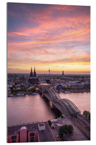 Galleritryk Sunset over Cologne