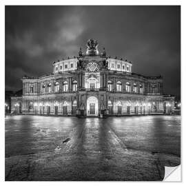 Selvklebende plakat Semperoper Dresden II