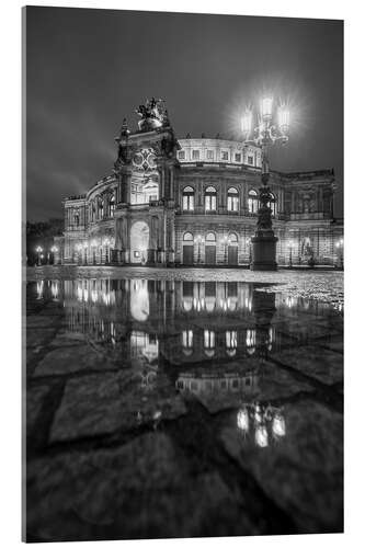 Acrylic print Semperoper Dresden III