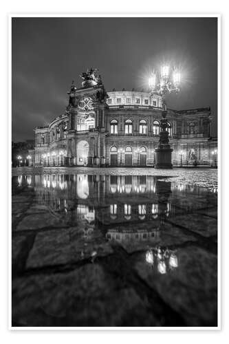 Poster Semperoper Dresden III