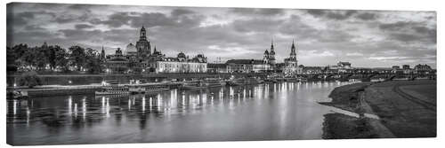 Leinwandbild Dresden Panorama