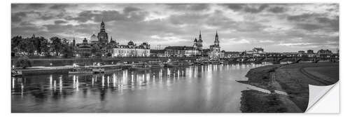 Naklejka na ścianę Dresden Panorama