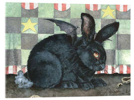 Acrylglasbild Fledermaushase