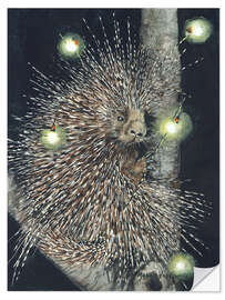 Wandsticker Glühwürmchen und Stachelschwein - Maggie Vandewalle