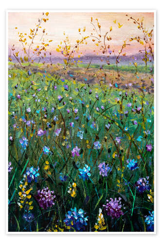 Poster Beautiful Wildflowers