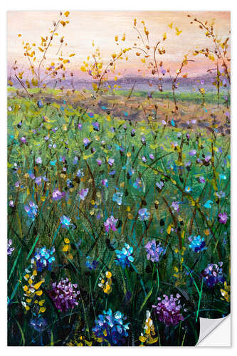 Sticker mural Beautiful Wildflowers