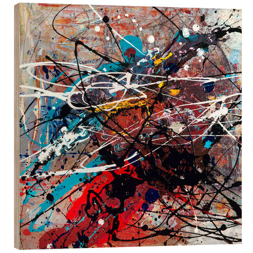 Tableau en bois Blowing Away II
