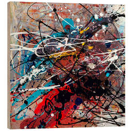 Tableau en bois Blowing Away II - Mara Galvao