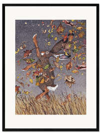 Gerahmter Kunstdruck Freudentanz