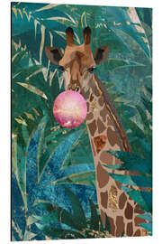 Magnettafel Giraffe mit Kaugummi