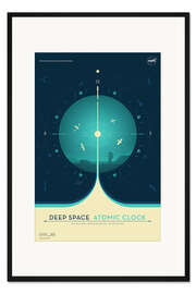 Gerahmter Kunstdruck Deep Space Atomic Clock