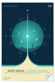 Selvklebende plakat Deep Space Atomic Clock