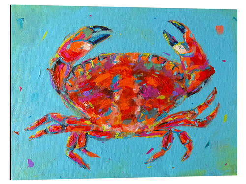 Tableau en aluminium Crab