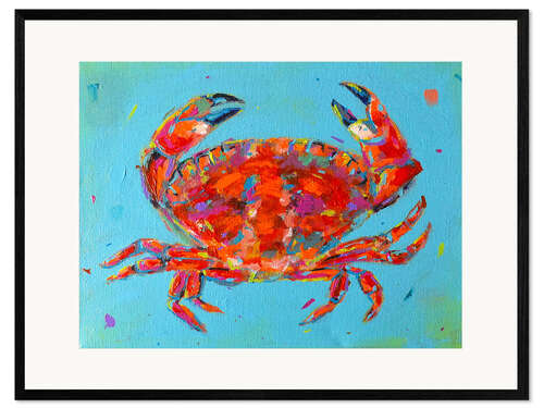 Framed art print Crab