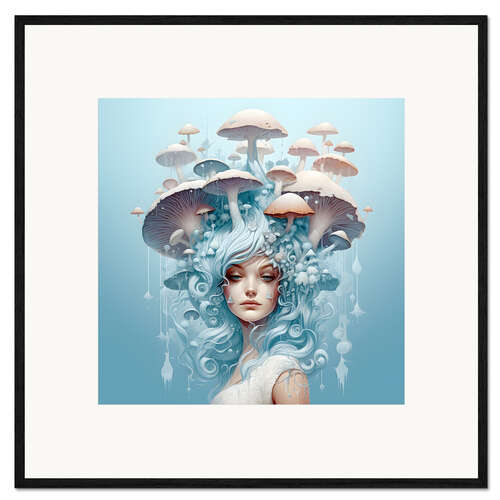 Framed art print Mushroom head