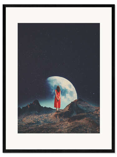 Framed art print I am Here Waiting for You