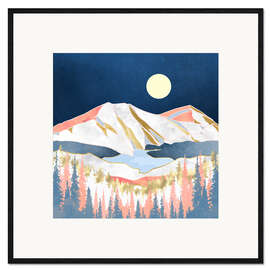Framed art print Lake Mountains