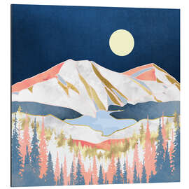 Magnettafel See und Berge