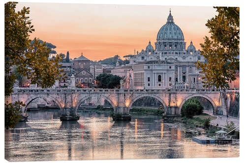 Canvas print Autumn in Rome